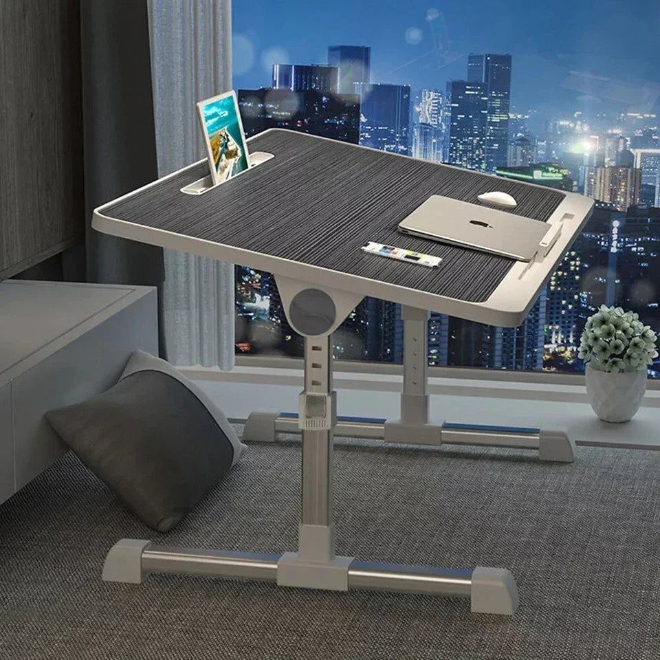 Folding Laptop Table Bed Tray Sofa Lap Desk Note book Stand Adjustable Height UK CorbyCart