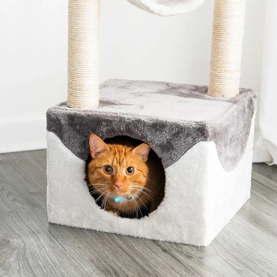 Cat Tree Scratching Tower House Activity Center Post Climbing Hammock CorbyCart