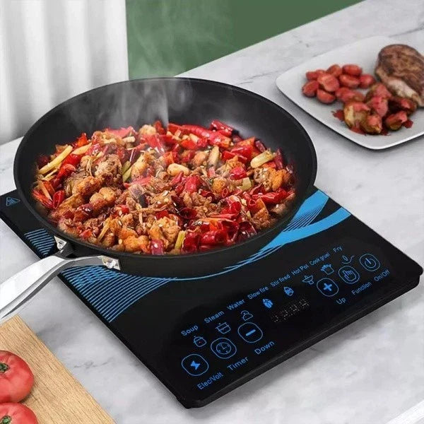 2200W Electric Induction Hob Portable Digital Touch Single Cooker Hot Plate Tool CorbyCart