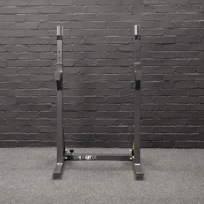 GYM MASTER Adjustable Squat Dip Rack Weight Lifting Stand Power Cage Frame CorbyCart