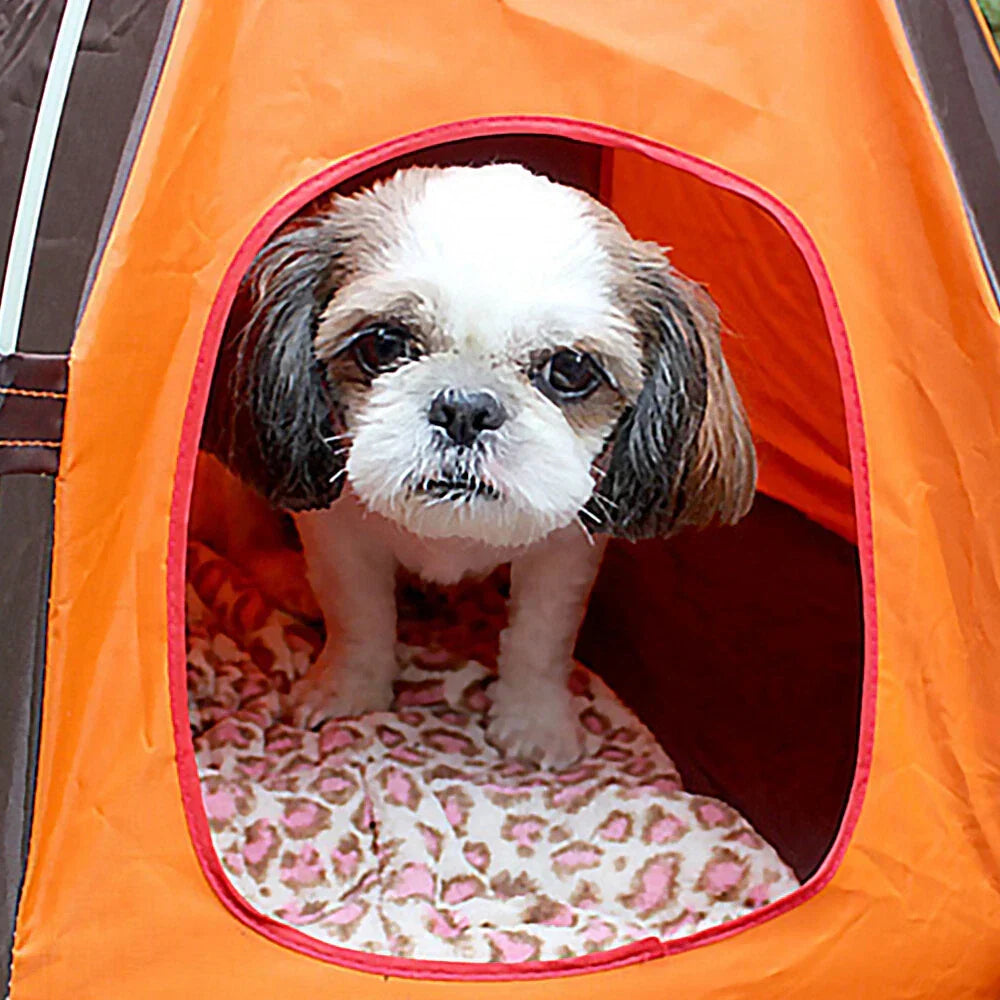 Sun-block Pet Tent Waterproof Tent Foldable Breathable Breathable Pet Shelter Corbycart
