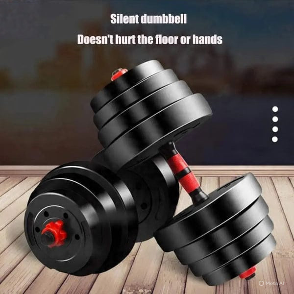 20kg Dumbbells Barbell Set with Connecting Rod CorbyCart
