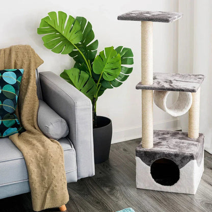 Cat Tree Scratching Tower House Activity Center Post Climbing Hammock CorbyCart