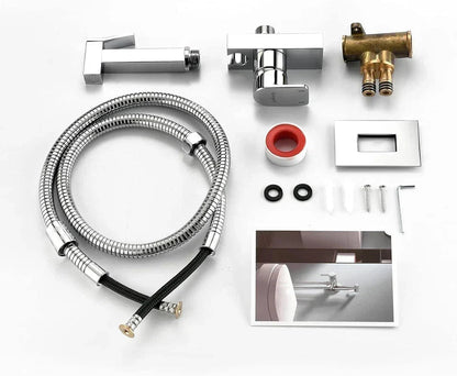Muslim Shower Mixer Kit, Hot and Cold Bidet Spray with Shattaf Sprayer CorbyCart