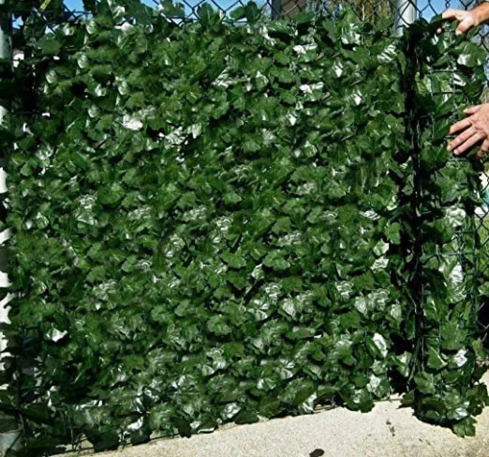3M Artificial Garden Fence Hedge Ivy Leaf Wall Privacy Balcony Screening Trellis Corbycart