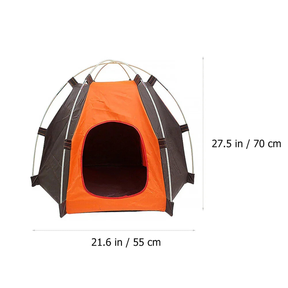 Sun-block Pet Tent Waterproof Tent Foldable Breathable Breathable Pet Shelter Corbycart