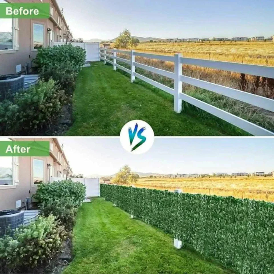 3M Artificial Garden Fence Hedge Ivy Leaf Wall Privacy Balcony Screening Trellis Corbycart