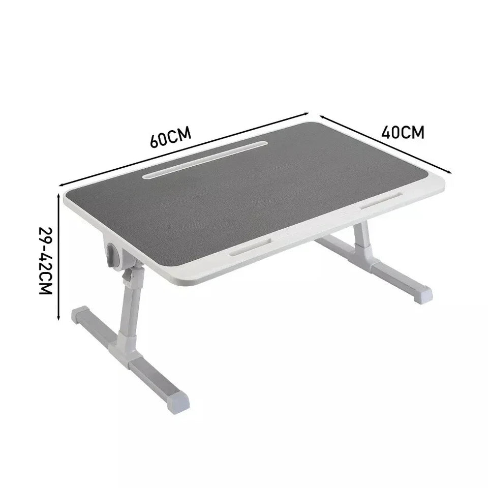 Folding Laptop Table Bed Tray Sofa Lap Desk Note book Stand Adjustable Height UK CorbyCart