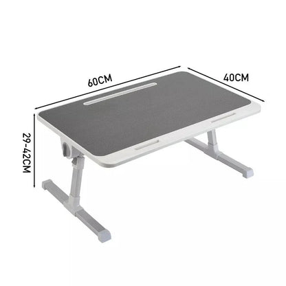 Folding Laptop Table Bed Tray Sofa Lap Desk Note book Stand Adjustable Height UK CorbyCart