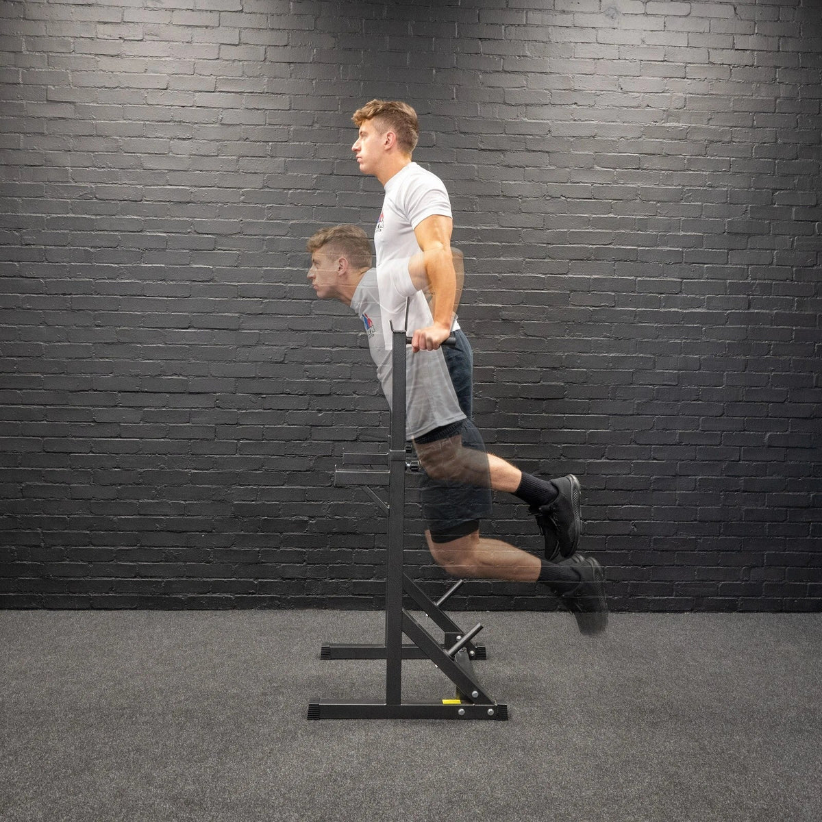 GYM MASTER Adjustable Squat Dip Rack Weight Lifting Stand Power Cage Frame CorbyCart