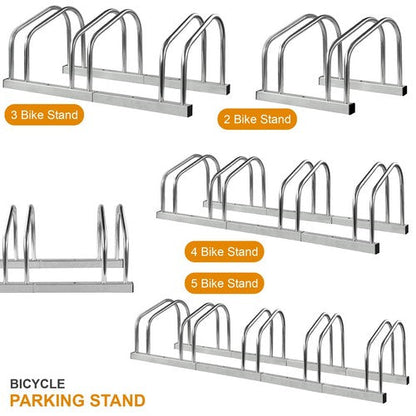 BIKE STAND RACK FOR BICYCLE PARKING STAND FLOOR WALL MOUNT INDOOR OUTDOOR NEW Corbycart