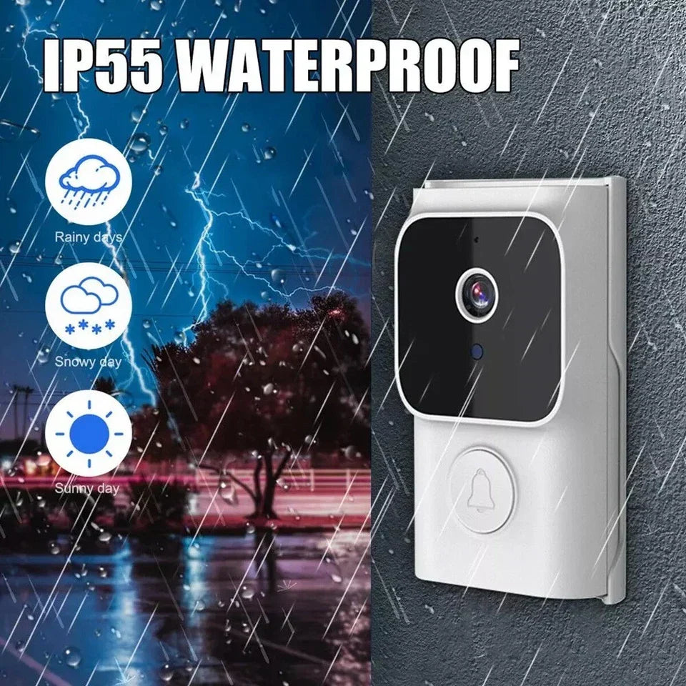 Wireless Smart Video Doorbell Wibell Security Intercom HD Video Camera Door Bell CorbyCart