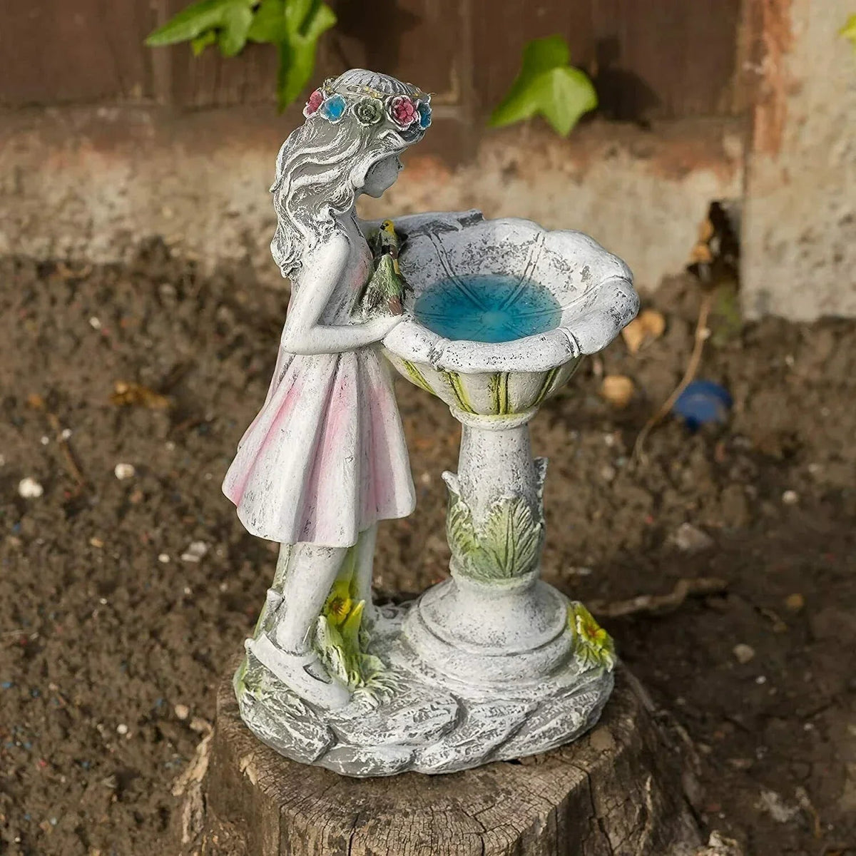 Garden Ornament Solar Powered Garden Angel Fairy Statue home Decor Figurine CorbyCart