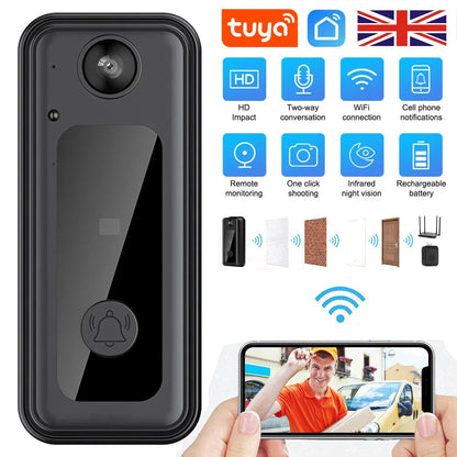 Wireless WiFi Smart Video Doorbell Phone Security Camera Door Ring Intercom Bell CorbyCart
