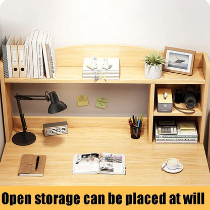 Computer Desk Study Table Writing Shelves Home Office Wooden Workstation Laptop