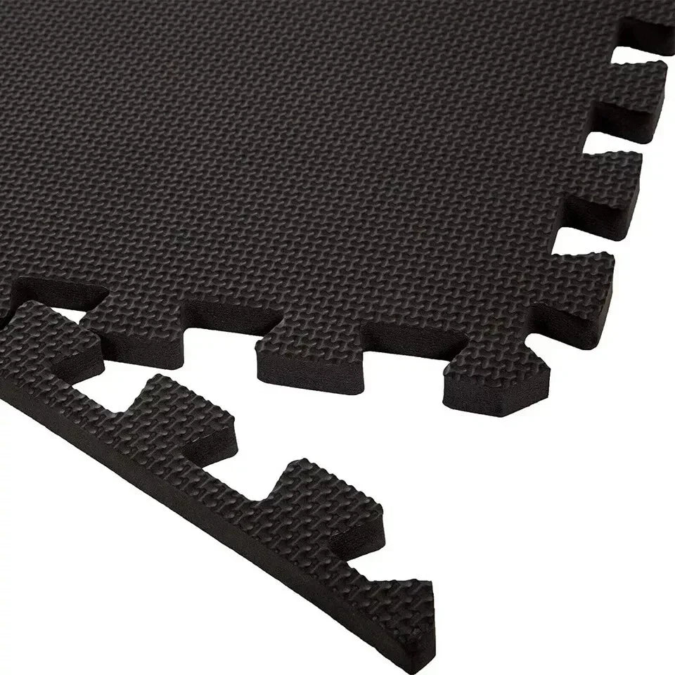 Yoga Tiles Mat Gym Thick Flooring Interlocking Floor Mats Soft Foam 60x60cm CorbyCart