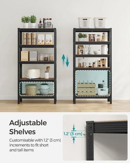 Large Heavy Duty Industrial Shelving Unit 650kg Load Capacity Adjustable Shelves