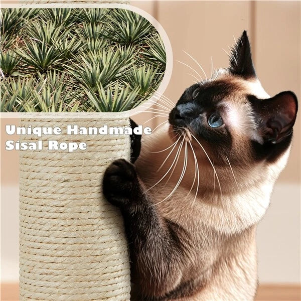 Cat Tree Cat Tower Cat Condo with Scratching Posts & Ladder for Cats Kittens Corbycart