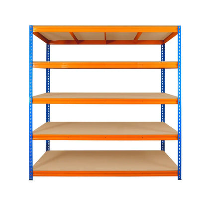 4/5 Tier Heavy Duty Warehouse Racking 180x180x60cm Garage Shelving Metal Shelf Unit