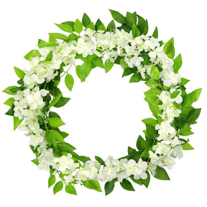 2X7FT Artificial Wisteria Vine Garland Foliage Flower Plant Trailing Home Decor Corbycart