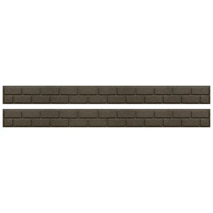 Garden Lawn Edging Flexible Flower Bed Border Wall Eco Recycled Rubber 'EZ' NEW