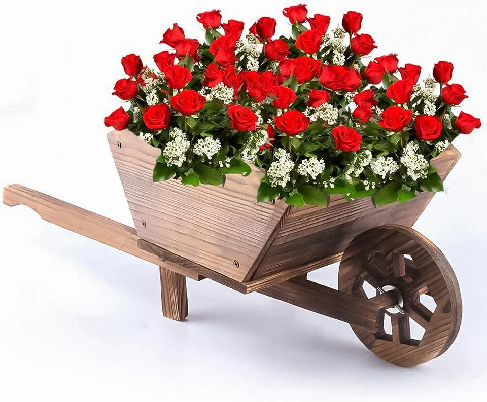 Wooden Wheelbarrow Cart Home & Garden CorbyCart