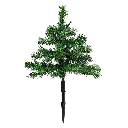 6 x Pre Lit Garden Christmas Tree Path Lights 90 LED Set Lawn Outdoor Decoration CorbyCart