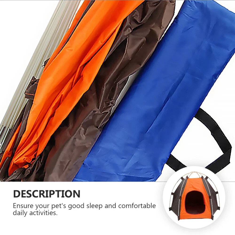 Sun-block Pet Tent Waterproof Tent Foldable Breathable Breathable Pet Shelter Corbycart