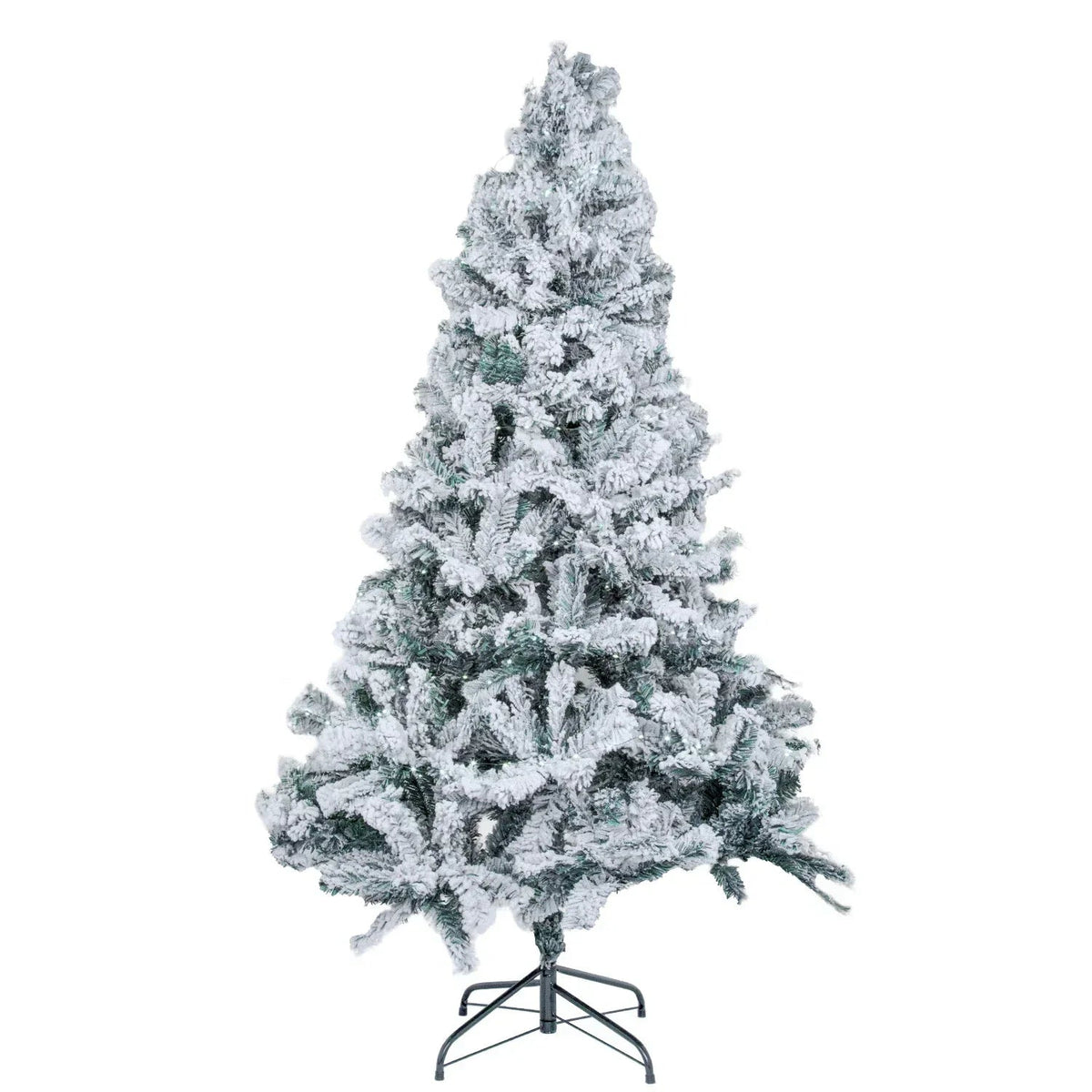 5/6FT Snow Flocked Christmas Tree Bushy Branch Xmas Home Decoration In&Outdoor CorbyCart