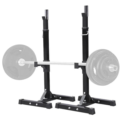 Squat Racks Barbell Rack Stand Adjustable Olympic Weight Bench Press Home Gym CorbyCart