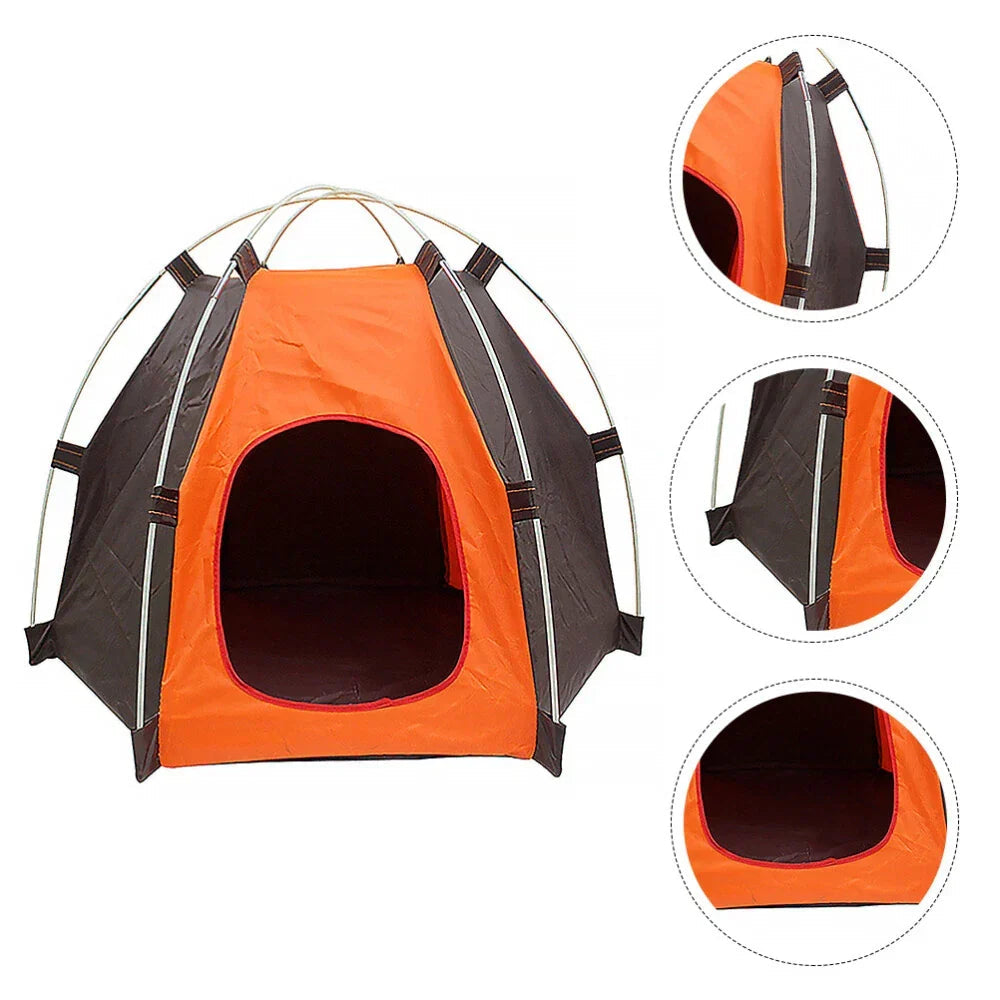 Sun-block Pet Tent Waterproof Tent Foldable Breathable Breathable Pet Shelter Corbycart