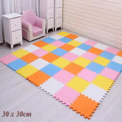 Large Eva Foam Mat Soft Floor Tiles Interlocking Play Kids Baby Mats Gym 30x30cm CorbyCart