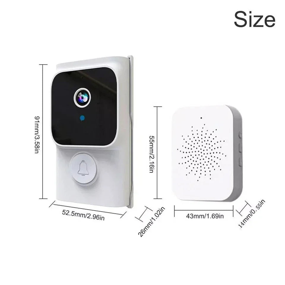 Wireless Smart Video Doorbell Wibell Security Intercom HD Video Camera Door Bell CorbyCart