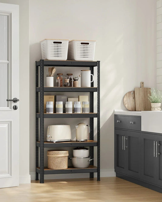 Large Heavy Duty Industrial Shelving Unit 650kg Load Capacity Adjustable Shelves CorbyCart