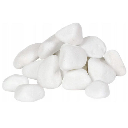 Decorative MARBLE EXTRA WHITE Stones / Pebbles HOME & GARDEN AQUARIUM 20-70 mm