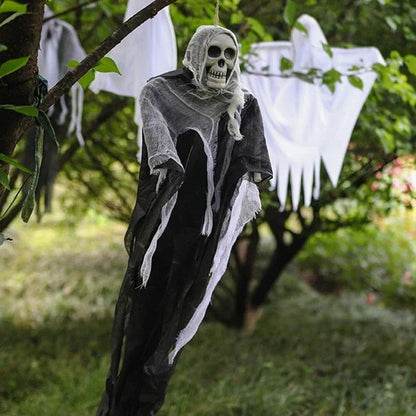 2PCS 80Cm Halloween Hanging Ghost Skeleton Decorations Prop Spooky Horror Scary CorbyCart