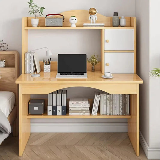 Wooden Computer Desk Home Office Writing Desk Study Table Workstation Cabinet UK CorbyCart