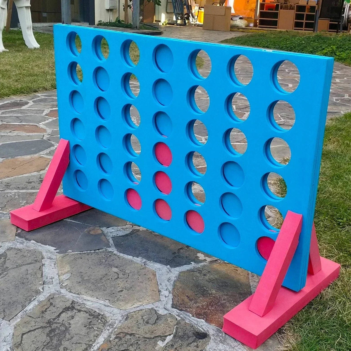Large Giant 4 In A Row Garden Connect 4 Four Game Kids Outdoor Family Set CorbyCart
