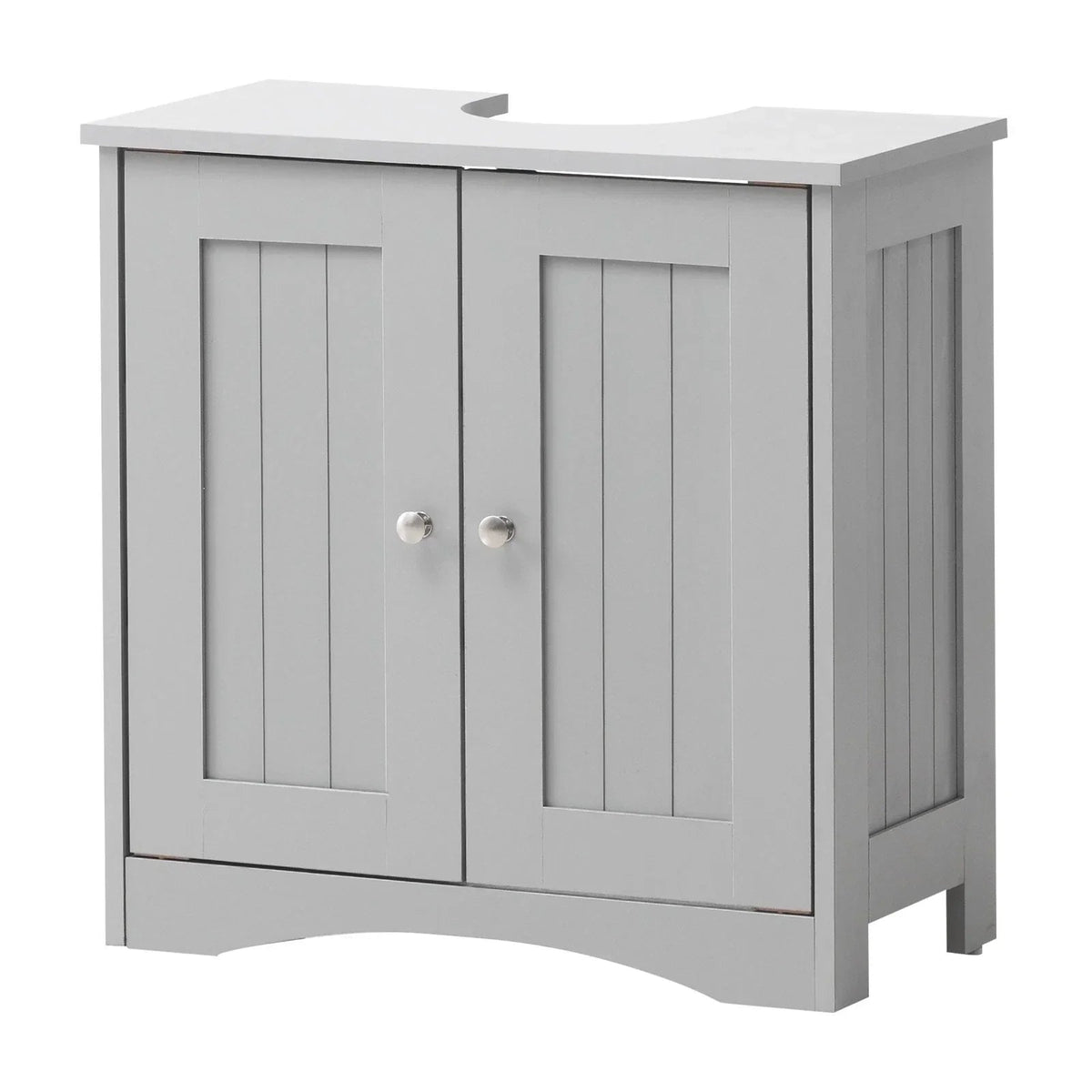 Grey Bathroom Under Sink Cabinet Basin Storage Cupboard Vanity Unit Furniture CorbyCart