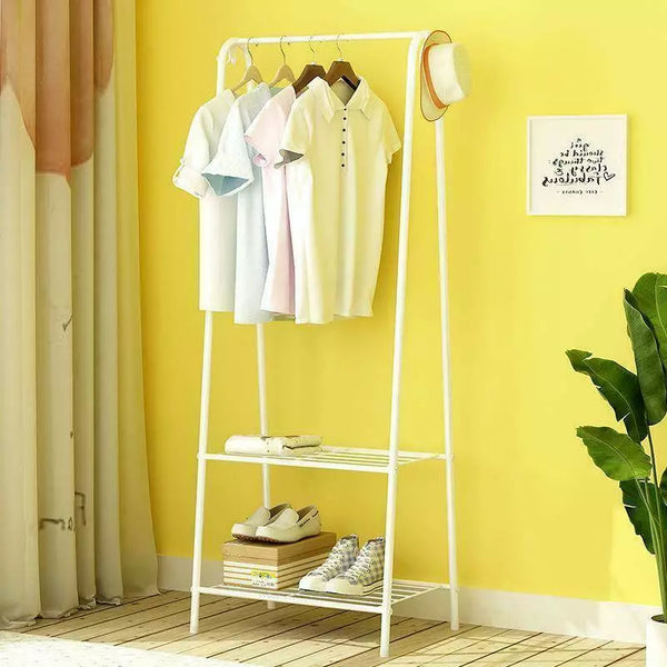 Metal Clothes Rail Hanging Rack Garment Display Stand Storage Shelf CorbyCart