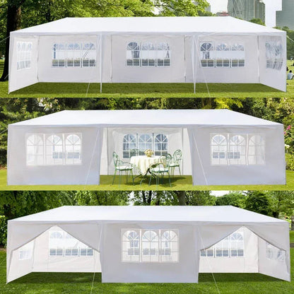 3x9m Outdoor Garden Gazebo Wedding Party Tent Canopy Marquee