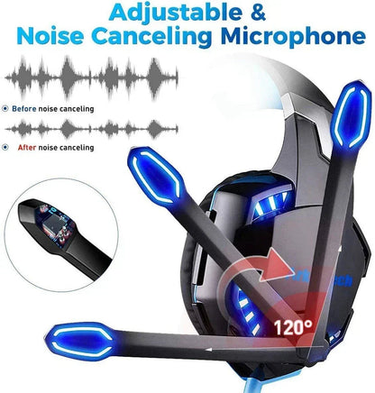 Kotion Each Pro Gaming Headset for PS4, Xbox One PS5 XBOX XS & PC's Stereo Sound Corbycart