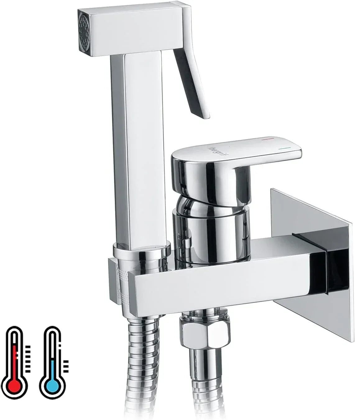 Muslim Shower Mixer Kit, Hot and Cold Bidet Spray with Shattaf Sprayer CorbyCart