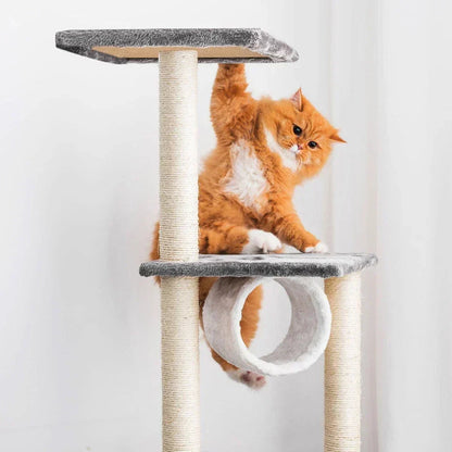 Cat Tree Scratching Tower House Activity Center Post Climbing Hammock CorbyCart
