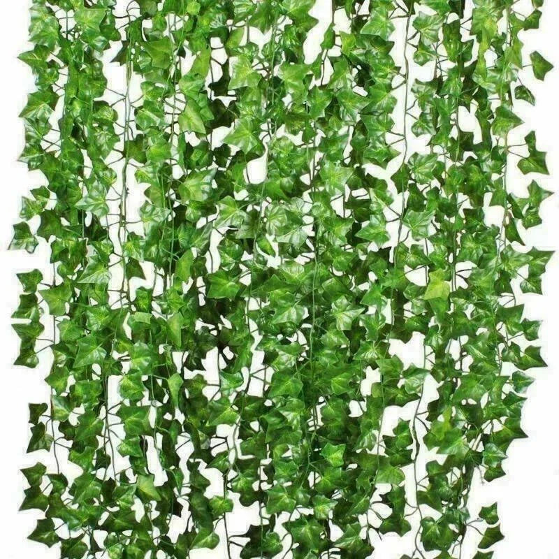 10x 2M Artificial Fake Ivy Hanging Plant Vine Leaf Greenery Garland Party Wedding Decor Corbycart