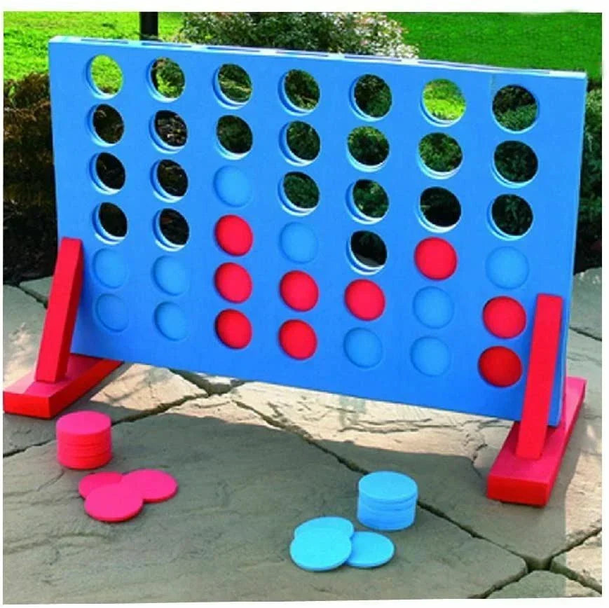 Large Giant 4 In A Row Garden Connect 4 Four Game Kids Outdoor Family Set CorbyCart