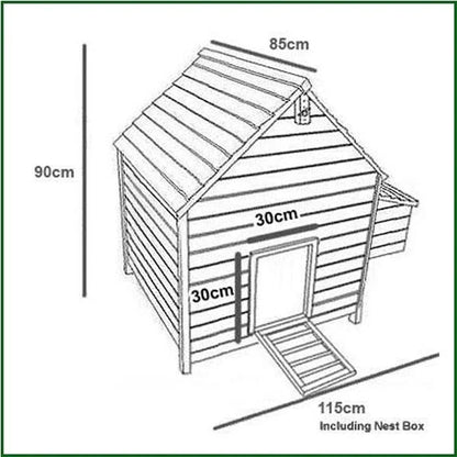 CHICKEN COOP RUN HEN HOUSE POULTRY ARK HOME NEST BOX COUP COOPS RABBIT HUTCH +