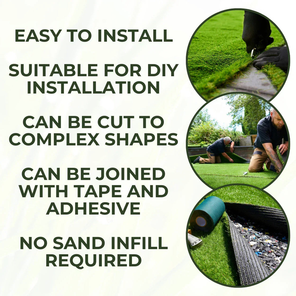 30mm Realistic Artificial Grass Natural Look Lawn Turf Corbycart
