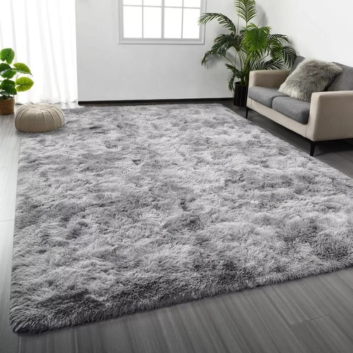 Fluffy Rugs Large Shaggy Rug Bedroom Living Room Anti Slip Soft Carpet CorbyCart