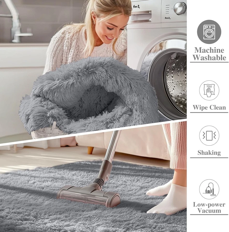 Fluffy Rugs Large Shaggy Rug Bedroom Living Room Anti Slip Soft Carpet CorbyCart